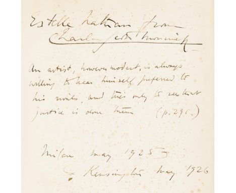 Proust (Marcel) The Guermantes Way, translated by C.K. Scott Moncrieff, 2 vol., first English edition, signed presentation in