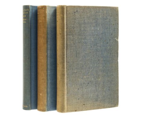 Sassoon (Siegfried) [The Sherston Trilogy], 3 vol., comprising Memoirs of a Fox-Hunting Man, browning to endpapers, light sun