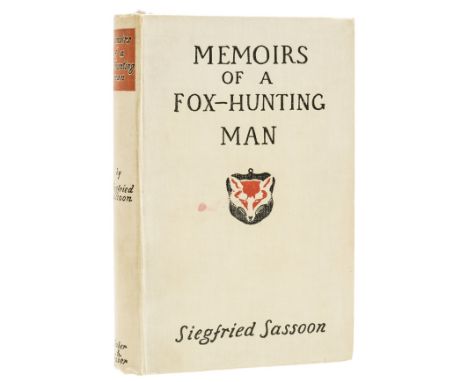 Sassoon (Siegfried) Memoirs of a Fox-Hunting Man, first illustrated edition, presentation inscription from the author to Dr. 