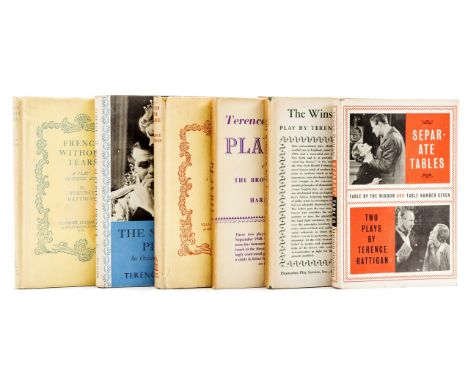 Rattigan (Terence) Separate Tables, first edition, with additionally signed postcard loosely inserted, 1955; French Without T