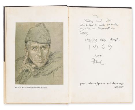 NO RESERVE Cadmus (Paul) Prints and Drawings 1922-1967, signed presentation inscription from the artist, light foxing, light 