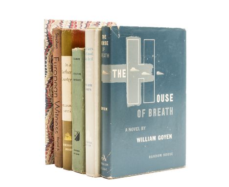 NO RESERVE Goyen (William) The House of Breath, bookplate to pastedown, jacket with spine ends and corners a little chipped, 