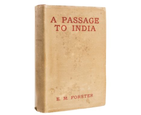 Forster (E.M.) A Passage to India, first trade edition, signed by the author on title with strike the printed name, 3pp. adve