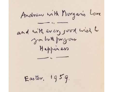 Forster (E.M.) The Longest Journey, early reprint, signed presentation inscription from the author "Andrew with Morgan's love