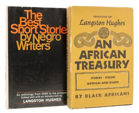 Hughes (Langston, editor) An African Treasury, jacket spine with light fading, spine ends and corners a little chipped, extre