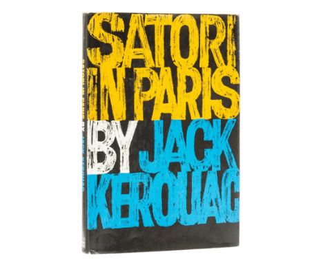 Kerouac (Jack) Satori in Paris, first edition, first printing, signed presentation inscription from the author "Tony's copy -