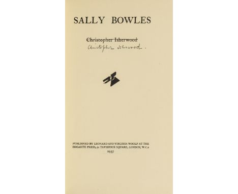 Isherwood (Christopher) Sally Bowles, first edition, signed by the author on title with score through his printed name, origi