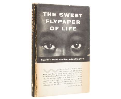 Hughes (Langston) The Sweet Flypaper of Life. Photographs by Ray DeCarava, first edition, signed presentation inscription fro