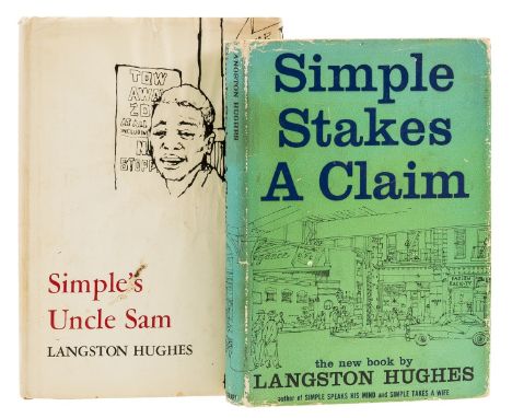 Hughes (Langston) Simple Stakes a Claim, light marginal browning, covers with light toning to upper and lower edges, jacket w