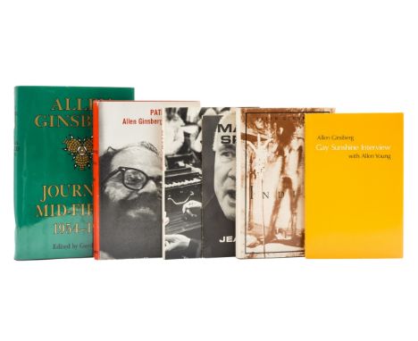 Ginsberg (Allen) Indian Journals, signed by the author on endpaper, San Francisco, David Haselwood &amp; City Lights Books, [