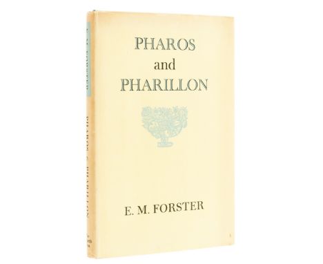 Forster (E.M.) Pharos and Pharillon, third edition, signed presentation inscription from the author "Andrew with love from Mo