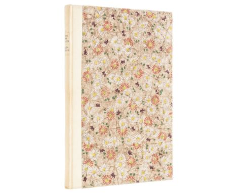 NO RESERVE Cather (Willa) April Twlights and other poems, number 46 of 450 copies signed by the author, spot to fore-edge, or