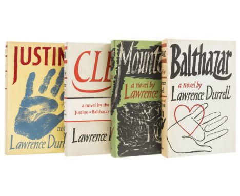 Durrell (Lawrence) [The Alexandria Quartet], 4 vol., comprising Justine, "Signed for Christopher hope he finds her good compa