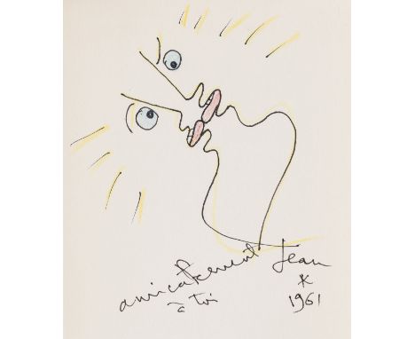 Cocteau (Jean) The White Paper, first American edition, signed presentation inscription from the author "Amicament a toi, Jea