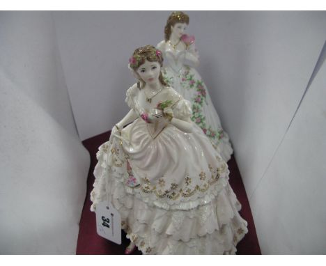 Royal Worcester Figurines The Fairest Rose' and 'Queen of Hearts', each Ltd 50 of 12,500.