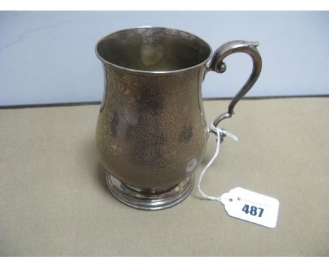A Hallmarked Silver Mug, "Wortley Golf Club Spring Meeting 1923 Lowest Gross 76-2-74 W. Sylvester to Christopher on his 21st 