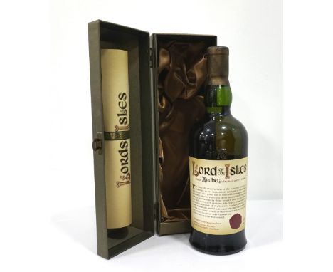 ARDBEG LORD OF THE ISLESA bottle of the extremely collectable Ardbeg Lord Of The Isles 25 Year Old Single Malt Scotch Whisky.