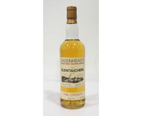 GLENTAUCHER'S 1979 - CADENHEAD'SA seldom seen distillery bottled by Cadenhead's of Aberdeen.  Glentauchers 1979 Vintage Singl