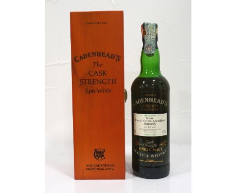 GLENFIDDICH-GLENLIVET 31YO - CADENHEAD'SBottled by Cadenhead's as part of their Authentic Collection.  31 Year Old Glenfiddic