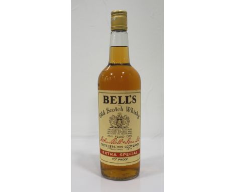BELL'S OLD SCOTCH WHISKY - 70 PROOFA bottle of Bell's Old Scotch Blended Whisky from the late 1960's/ early 1970's.  26 2/3 F