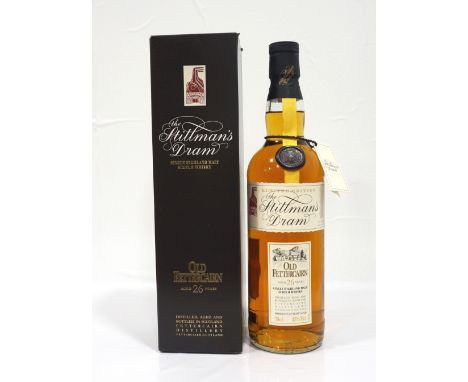 OLD FETTERCAIRN 26YO THE STILLMAN'S DRAMAn older age statement bottle from The Stillman's Dram.  Old Fettercairn 26 Year Old 