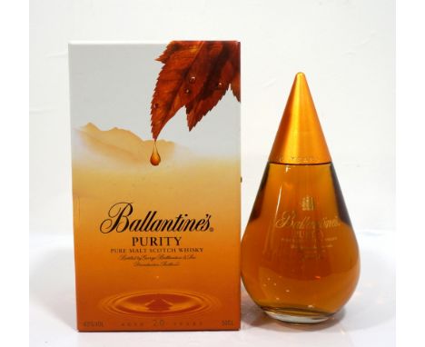 BALLANTINE'S PURITY 20YOA bottle of the Ballantine's 20 Year Old Purity Pure Malt Scotch Whisky.  50cl.  43% abv.  A sought a