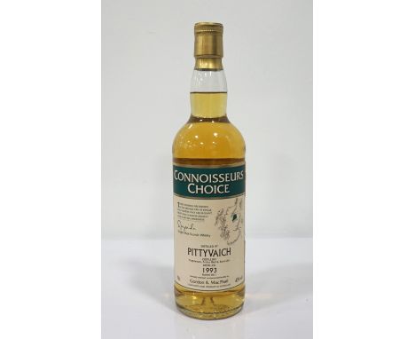 PITTYVAICH 1993 - G&MBottled as part of Gordon & MacPhail's Connoisseur's Choice range.  Pittyvaich 1993 Single Malt Scotch W