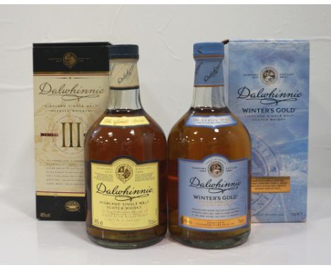 PAIR OF DALWHINNIE BOTTLINGSA brace of Dalwhinnie's comprising, DALWHINNIE TRIPLE MATURED Single Malt Scotch Whisky.  Exclusi