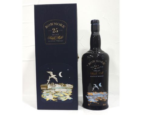 BOWMORE 25YO THE GULLSOne of my favourite Bowmore bottlings in the midnight blue bottle.  Bowmore 25 Year Old Single Malt Sco