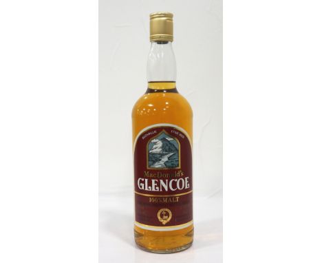 MACDONALD'S GLENCOE 8YOAn 8 Year Old Blended Malt Scotch Whisky from the 1970's.  75cl.  57% abv.  Level low neck.  Very good