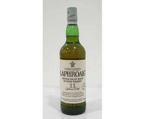 LAPHROAIG 11YO FRIENDS 10TH ANNIVERSARYA specially bottled expression of the Laphroaig 11 Year Old Single Malt Scotch Whisky 