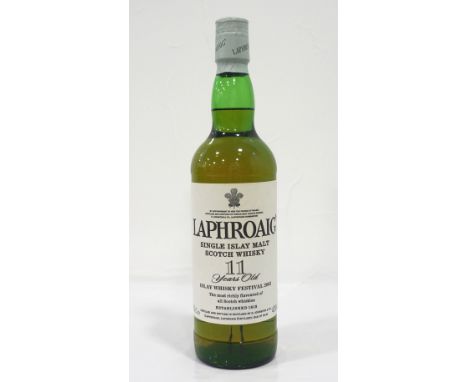 LAPHROAIG 11YO ISLAY WHISKY FESTIVAL 2003Bottled in 2003 for the Islay Whisky Festival this is another highly sought after La