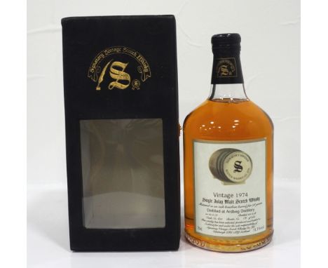 ARDBEG 24YO SIGNATORYA rare bottle of Ardbeg 24 Year Old Single Malt Scotch Whisky from independent bottlers Signatory.  70cl