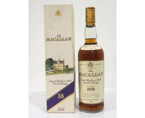 MACALLAN 18YO -1970This Macallan 18 Year Old Single Malt Scotch Whisky was born in the same year as Simon Pegg; Rachel Weisz;
