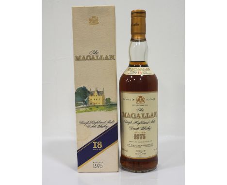 MACALLAN 18YO - 1975This bottle was distilled in the same year as the immortal line "Your mother was an 'amster and your fath