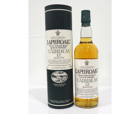 LAPHROAIG CAIRDEAS 12YO FEIS ILE 2009An unusual age statement for Laphroaig bottled for the Feis Ile Festival 2009.  Laphroai
