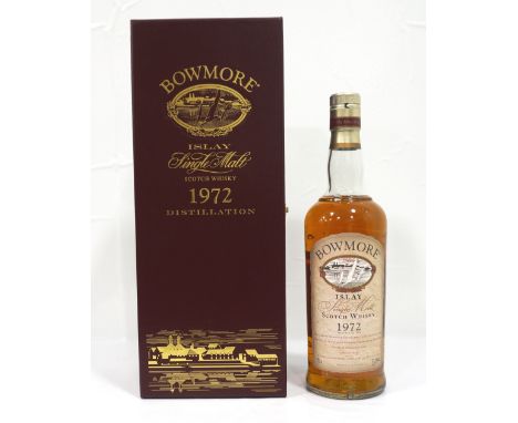 BOWMORE 27YO - 1972 DISTILLATIONMatured in the famous No.1 Vaults at Bowmore distillery.  Bowmore 27 Year Old Single Malt Sco