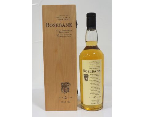 ROSEBANK 12YO - FLORA & FAUNAA bottle of Falkirk's famous Rosebank 12 Year Old Single Malt Scotch Whisky from the Flora & Fau