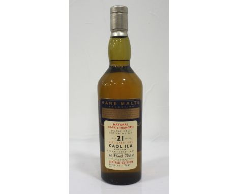 CAOL ILA 21YO - RARE MALTSDistilled in 1975 and bottled in April 1997 for the Rare Malts series, Caol Ila 21 Year Old Single 