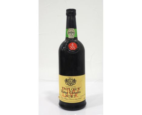 TAYLOR'S VINTAGE CHARACTER PORTWe estimate this bottle as being from the 1980's.  Taylor's Vintage Character Port.  70cl.  20