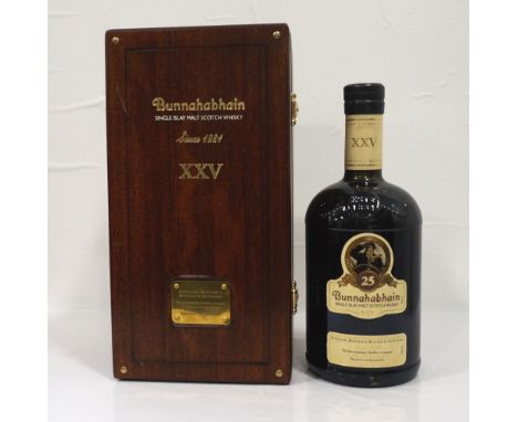 BUNNAHABHAIN 25YO I have always liked the presentation of this bottling of the Bunnahabhain 25 Year Old Single Malt Scotch Wh