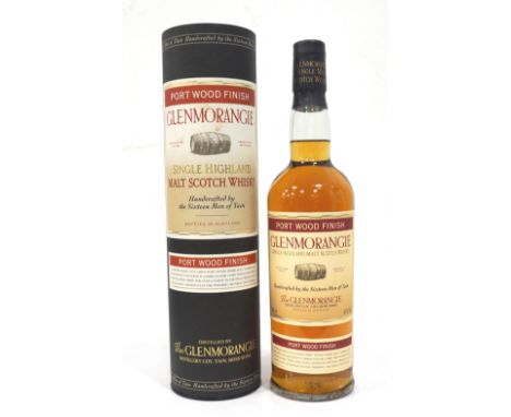 GLENMORANGIE PORT WOOD FINISHBefore Quinta Ruban it was simply called Glenmorangie Port Wood Finish Single Malt Scotch Whisky