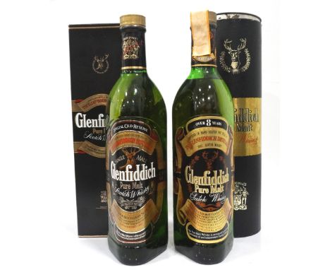 TWO GLENFIDDICHA bottle of GLENFIDDICH SPECIAL OLD RESERVE Single Malt Scotch Whisky, 75cl.  40% abv.  In original carton.  L