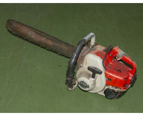 A 1950s Stihl chainsaw