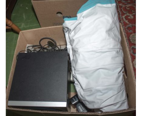 A speaker system and a child's airbed