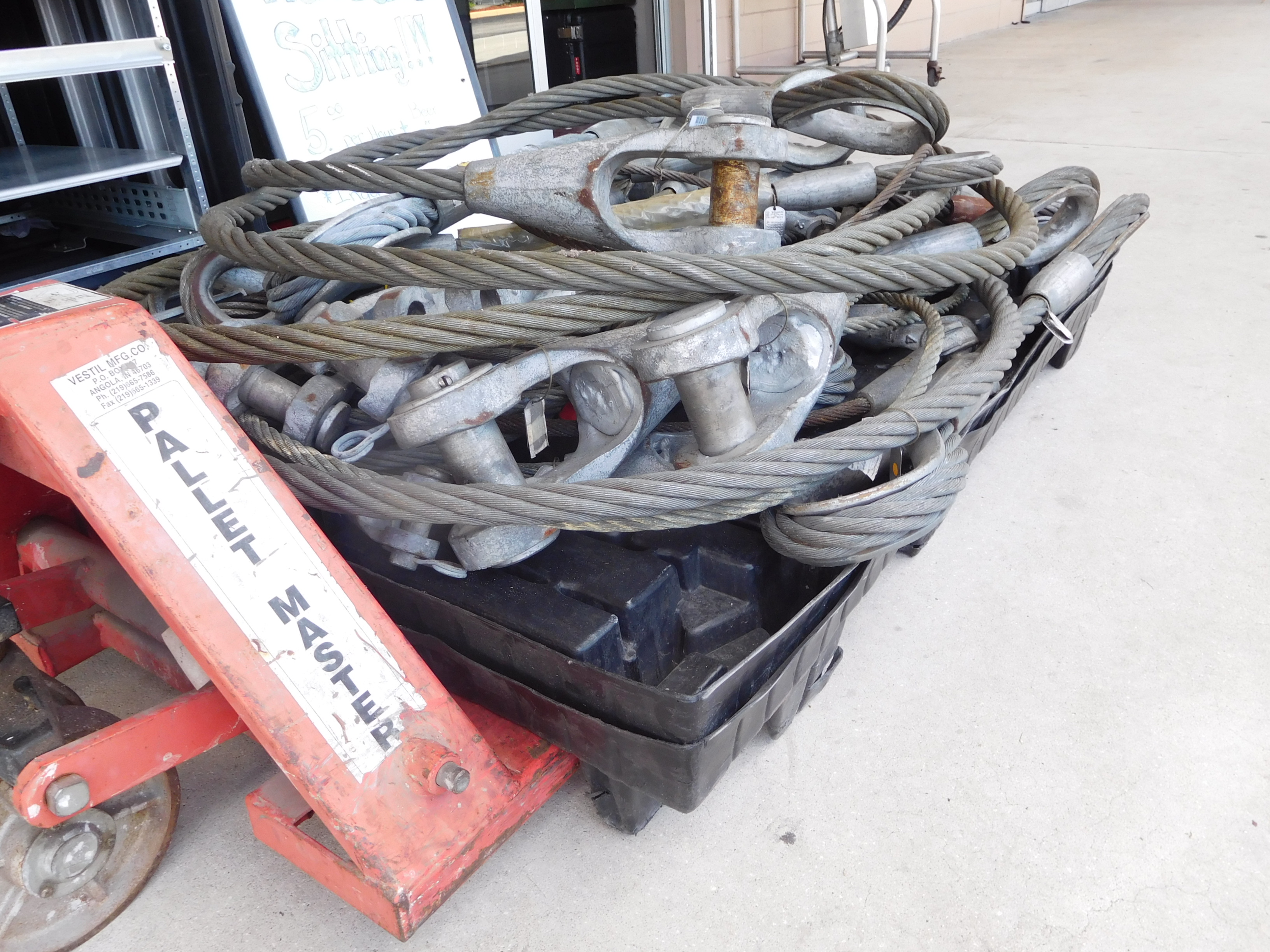 HEAVY CRANE/RIGGING SLINGS 15002000LBS LOCATED IN NEW SMRYNA BEACH, FL