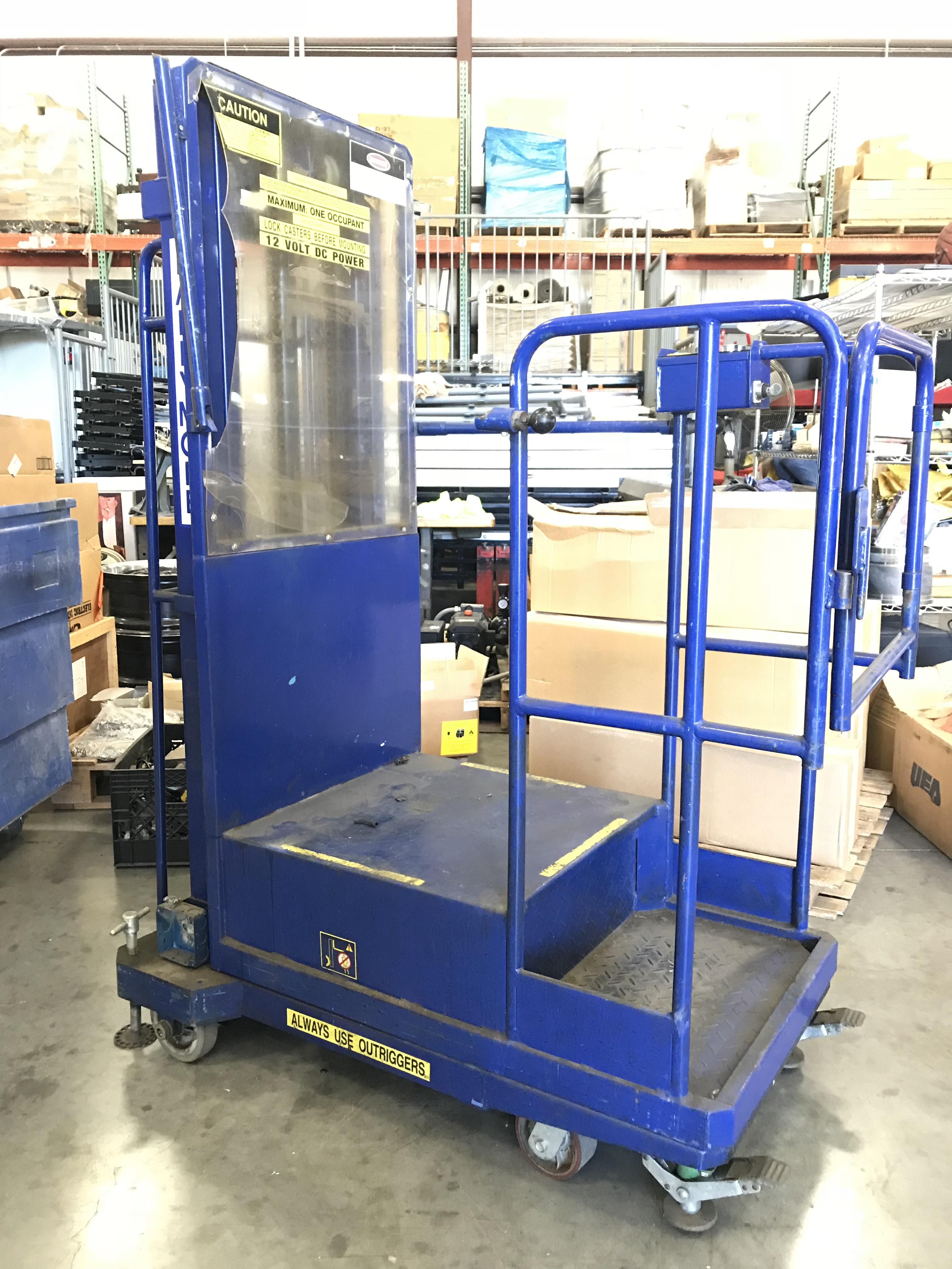 BALLYMORE 10 MINI SCISSOR LIFT, 12V, APPROX. 10' PLATFORM HEIGHT, 450LB ...