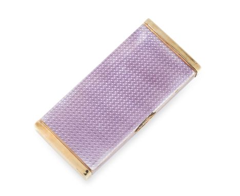 AN ANTIQUE IMPERIAL RUSSIAN ENAMEL CIGARETTE CASE, IVAN BRITSIN ST PETERSBURG 1908-17 in 84 zolotnik silver, the rectangular 