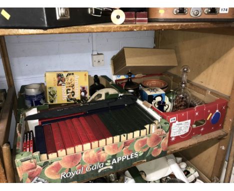 Shelf of assorted