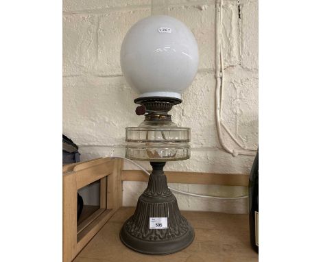 An oil lamp